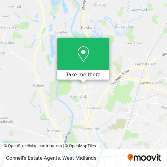 Connell's Estate Agents map