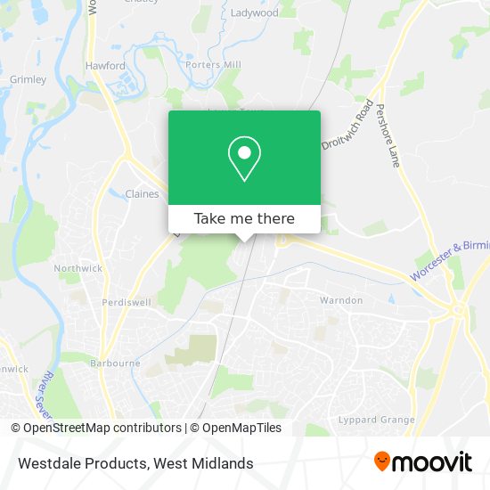 Westdale Products map