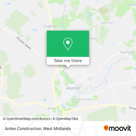 Arden Construction map