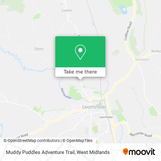 Muddy Puddles Adventure Trail map