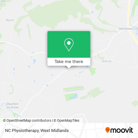 NC Physiotherapy map