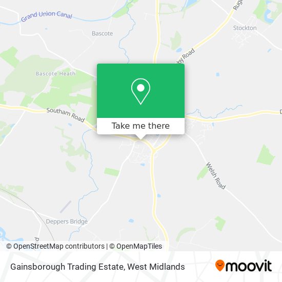 Gainsborough Trading Estate map
