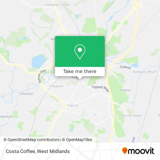 Costa Coffee map