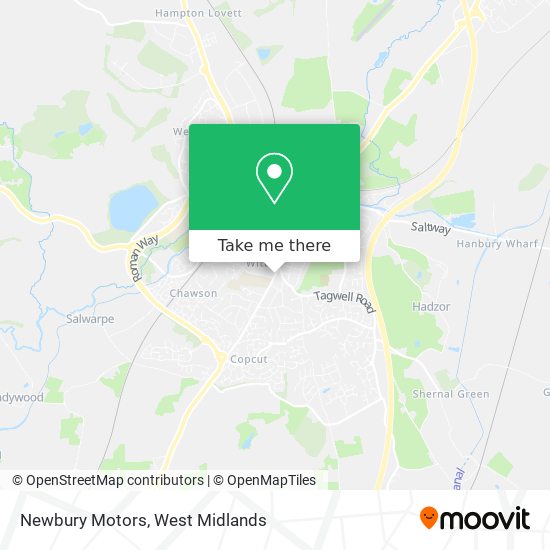 Newbury Motors map