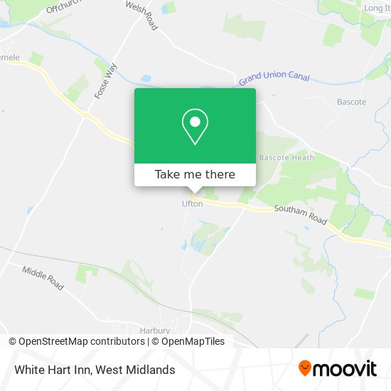 White Hart Inn map