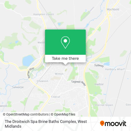 The Droitwich Spa Brine Baths Complex map