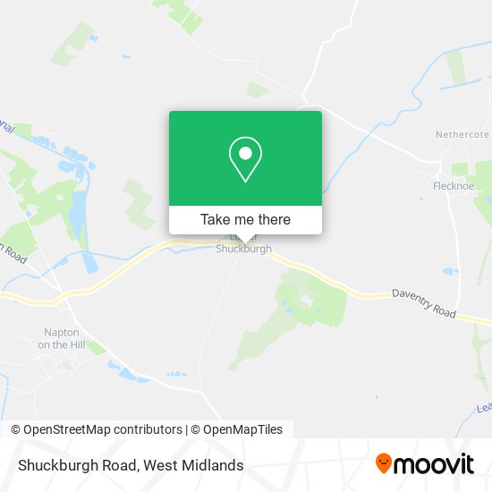 Shuckburgh Road map