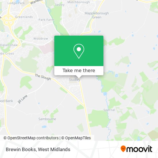 Brewin Books map