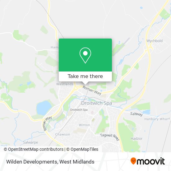 Wilden Developments map