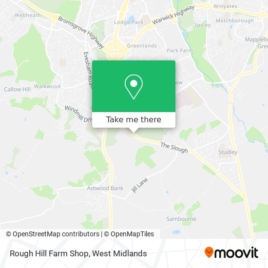 Rough Hill Farm Shop map