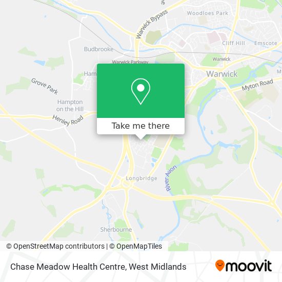 Chase Meadow Health Centre map