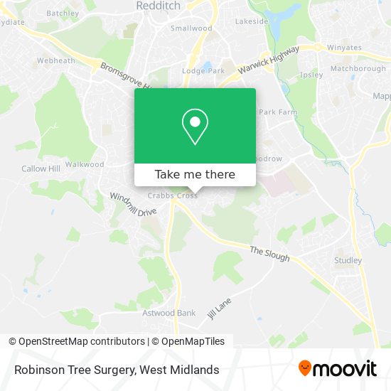 Robinson Tree Surgery map
