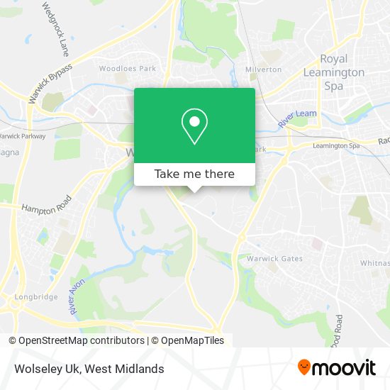 Wolseley Uk map