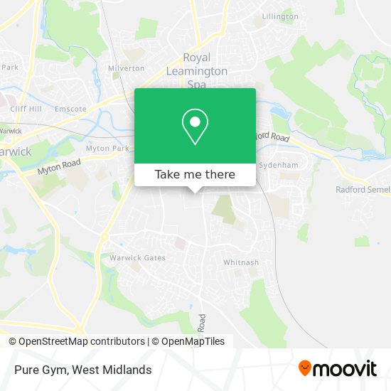 Pure Gym map