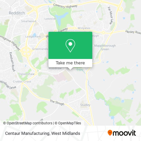 Centaur Manufacturing map