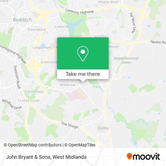 John Bryant & Sons map