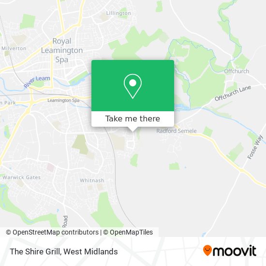 The Shire Grill map