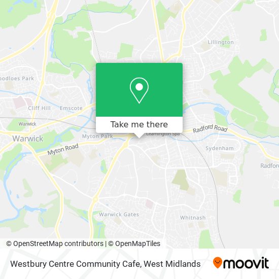 Westbury Centre Community Cafe map