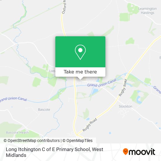 Long Itchington C of E Primary School map