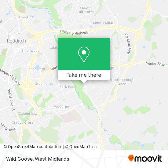 Wild Goose map