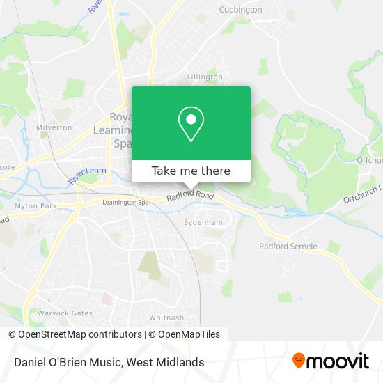 Daniel O'Brien Music map