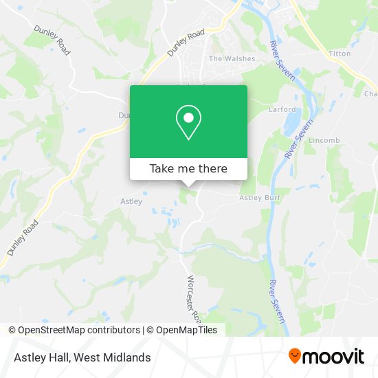 Astley Hall map