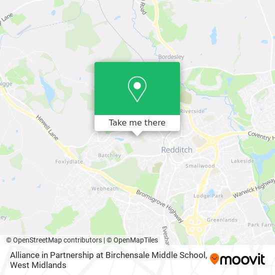 Alliance in Partnership at Birchensale Middle School map