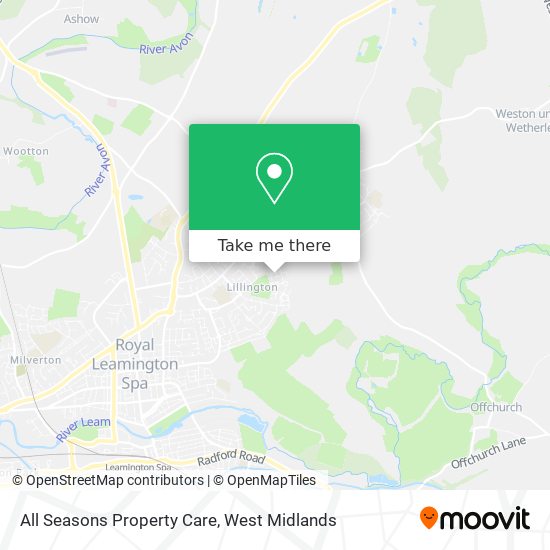 All Seasons Property Care map