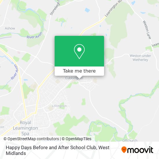 Happy Days Before and After School Club map