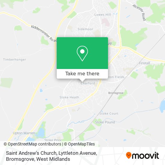 Saint Andrew's Church, Lyttleton Avenue, Bromsgrove map