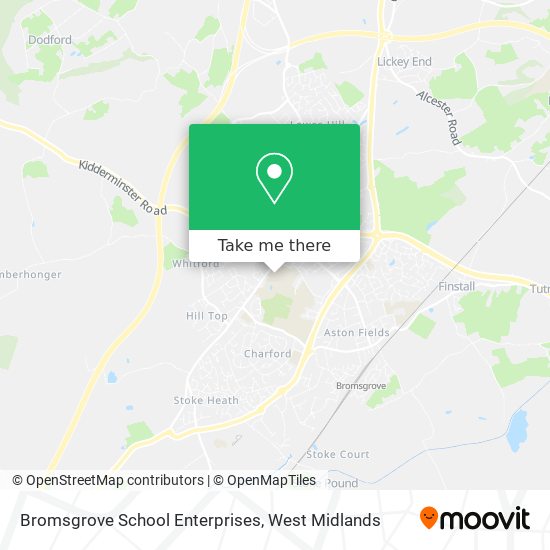 Bromsgrove School Enterprises map