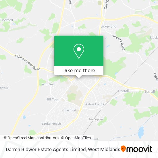 Darren Blower Estate Agents Limited map