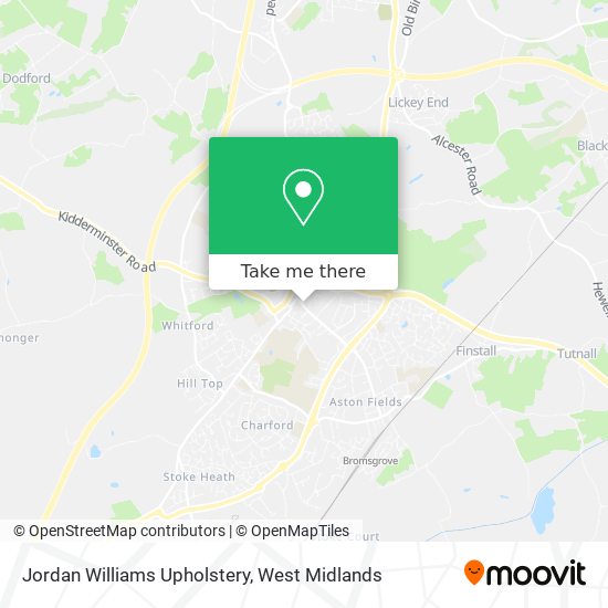 Jordan Williams Upholstery map