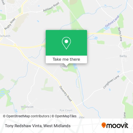 Tony Redshaw Vinta map