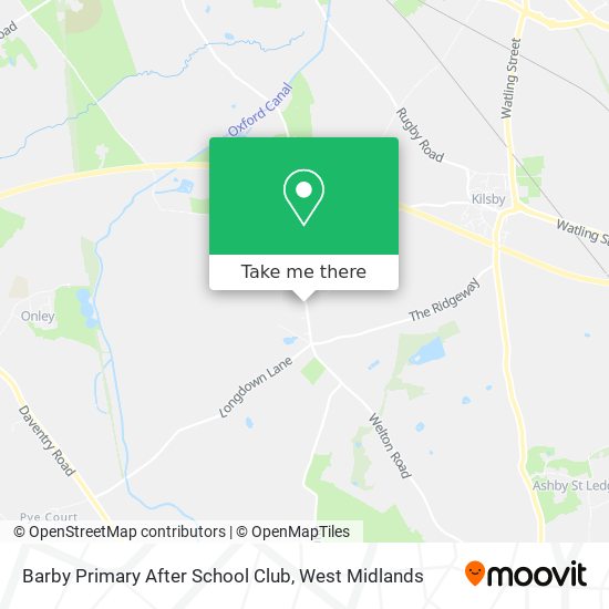 Barby Primary After School Club map