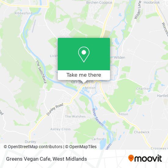 Greens Vegan Cafe map
