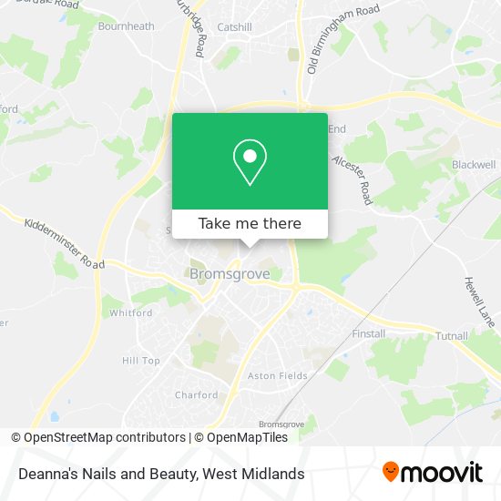 Deanna's Nails and Beauty map