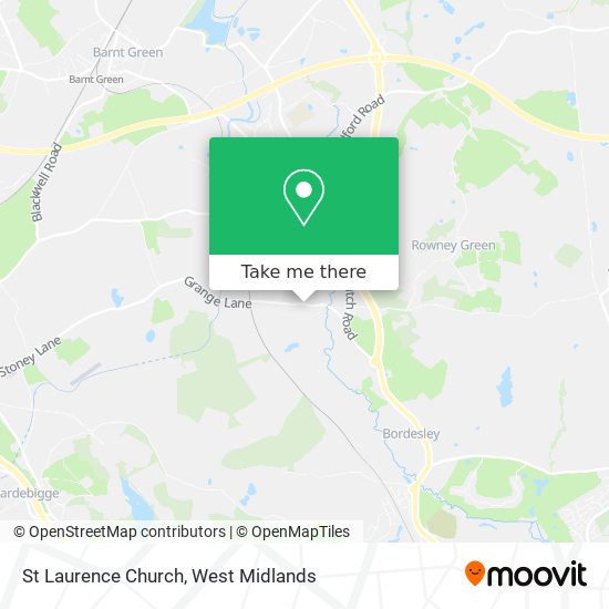 St Laurence Church map