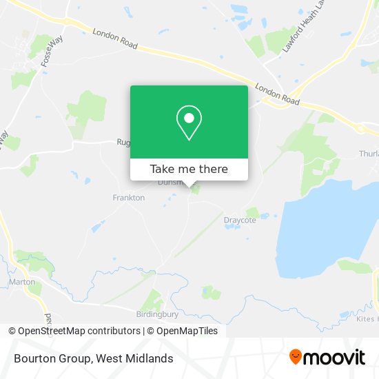 Bourton Group map