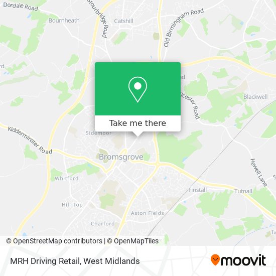 MRH Driving Retail map