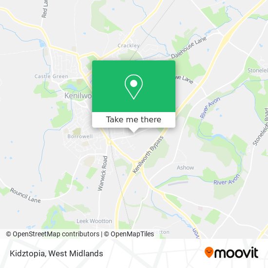 Kidztopia map