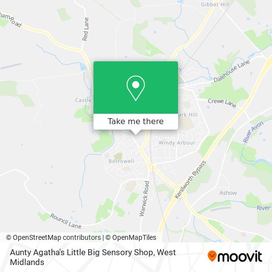Aunty Agatha's Little Big Sensory Shop map