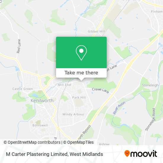M Carter Plastering Limited map
