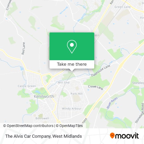 The Alvis Car Company map