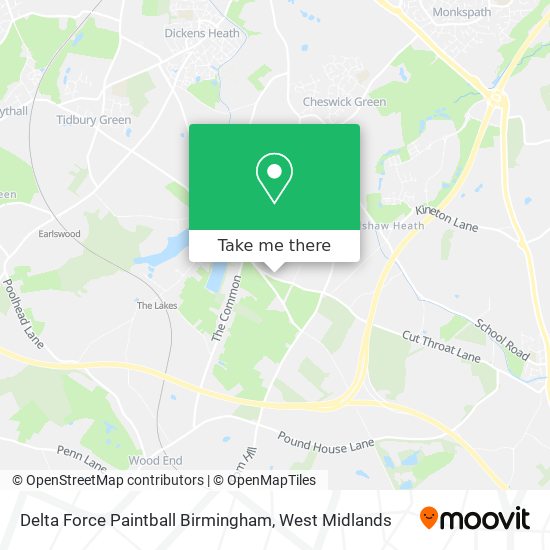 Delta Force Paintball Birmingham map