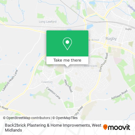 Back2brick Plastering & Home Improvements map
