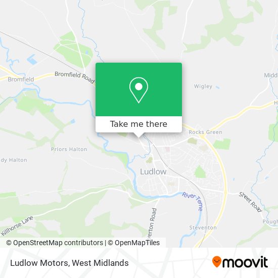 Ludlow Motors map