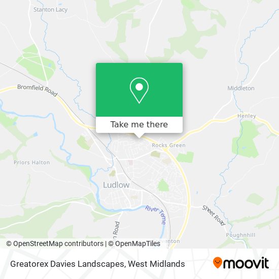 Greatorex Davies Landscapes map
