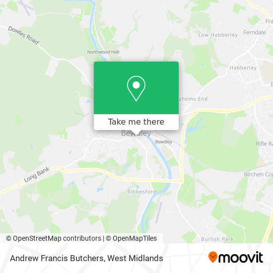 Andrew Francis Butchers map