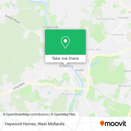 Haywood Homes map